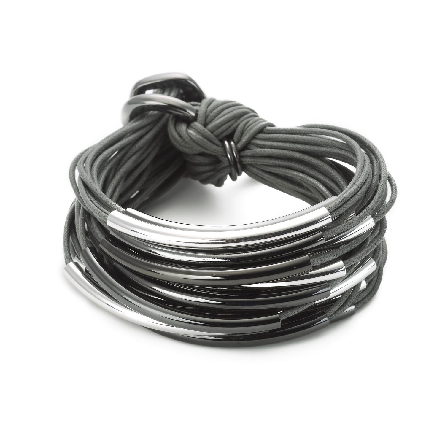 RB2IM - Grey Iridium Silver Bracelet | Buy Gillian Julius Jewelry